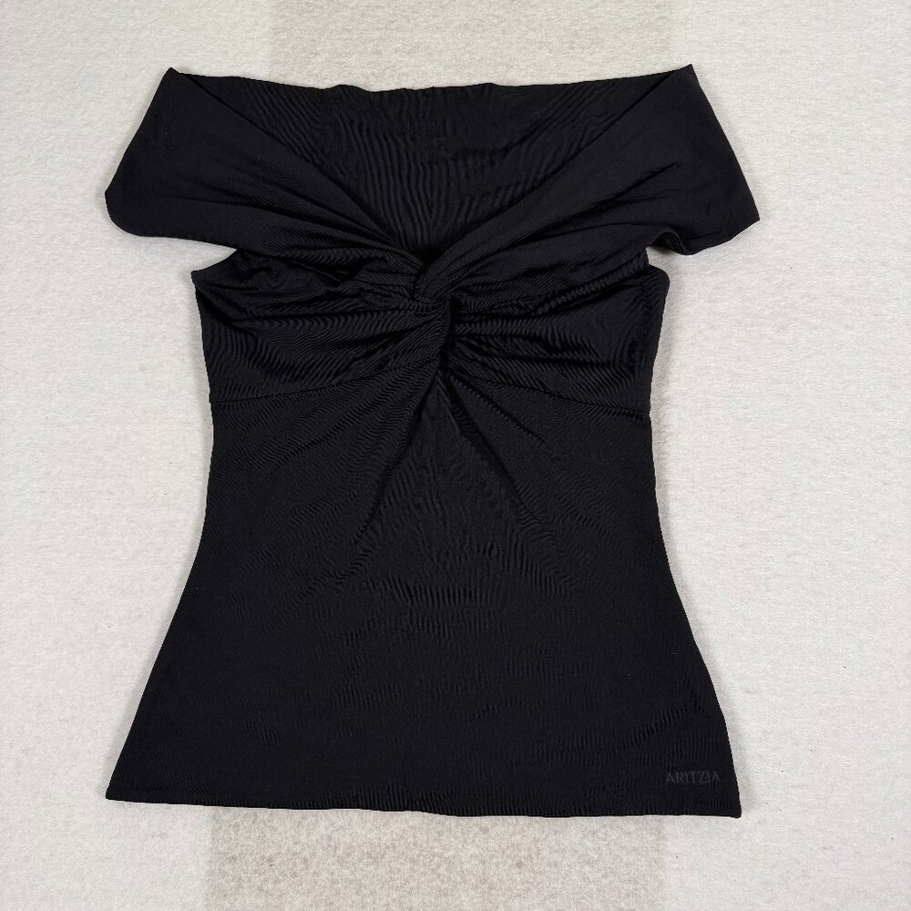 Arizia Original Contour Twist Off-Shoulder Top NWT